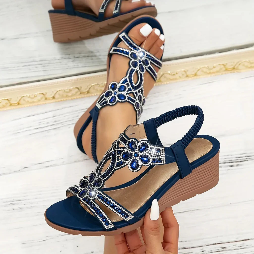 Vivienne™ | Crystal Comfort Sandals