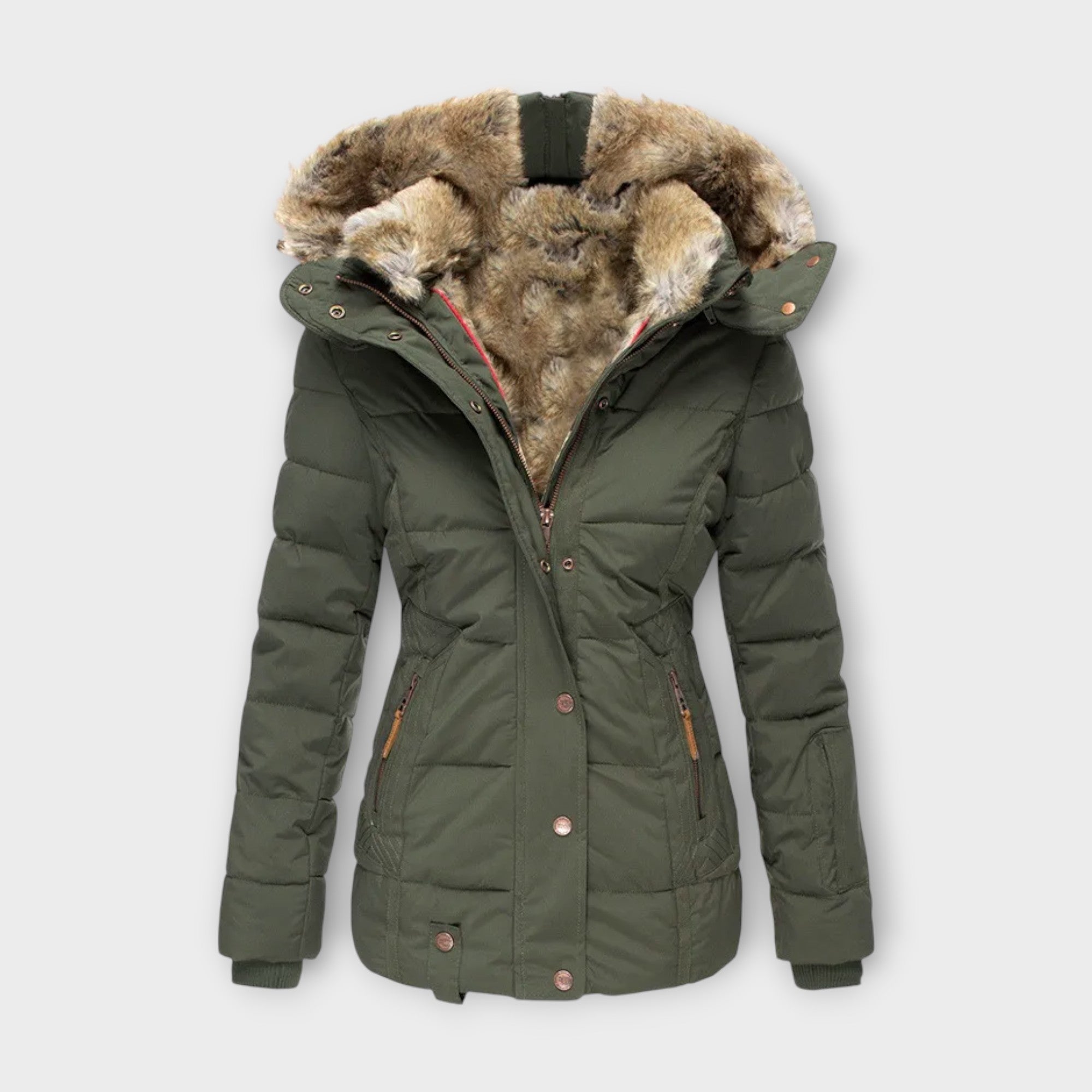 Emine – Cosy Faux Fur-Lined Jacket